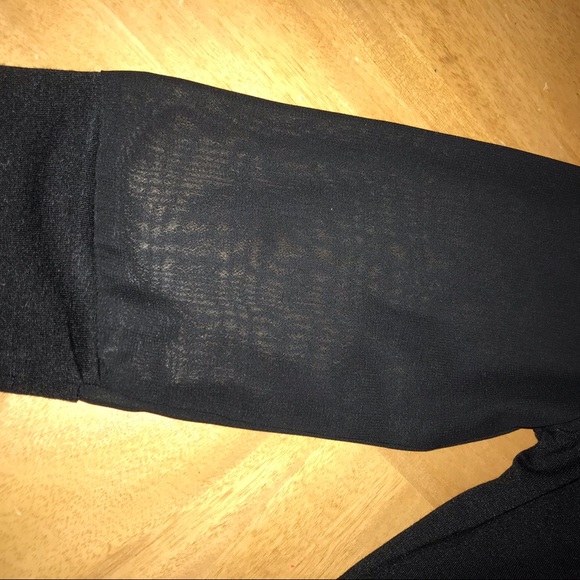 DKNY  Black Long Sleeve Top with Studs Girl Med - Picture 5 of 9